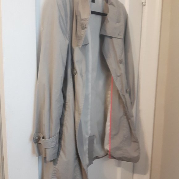 GREY JACOB TRENCH COAT - Picture 4 of 8